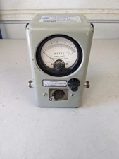 Bird 4410A Thruline Watt Meter  43 Type  Good Condition with Case