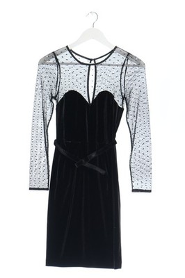OASIS Langarmkleid Damen Kleid Gr. DE 34 schwarz Elegant