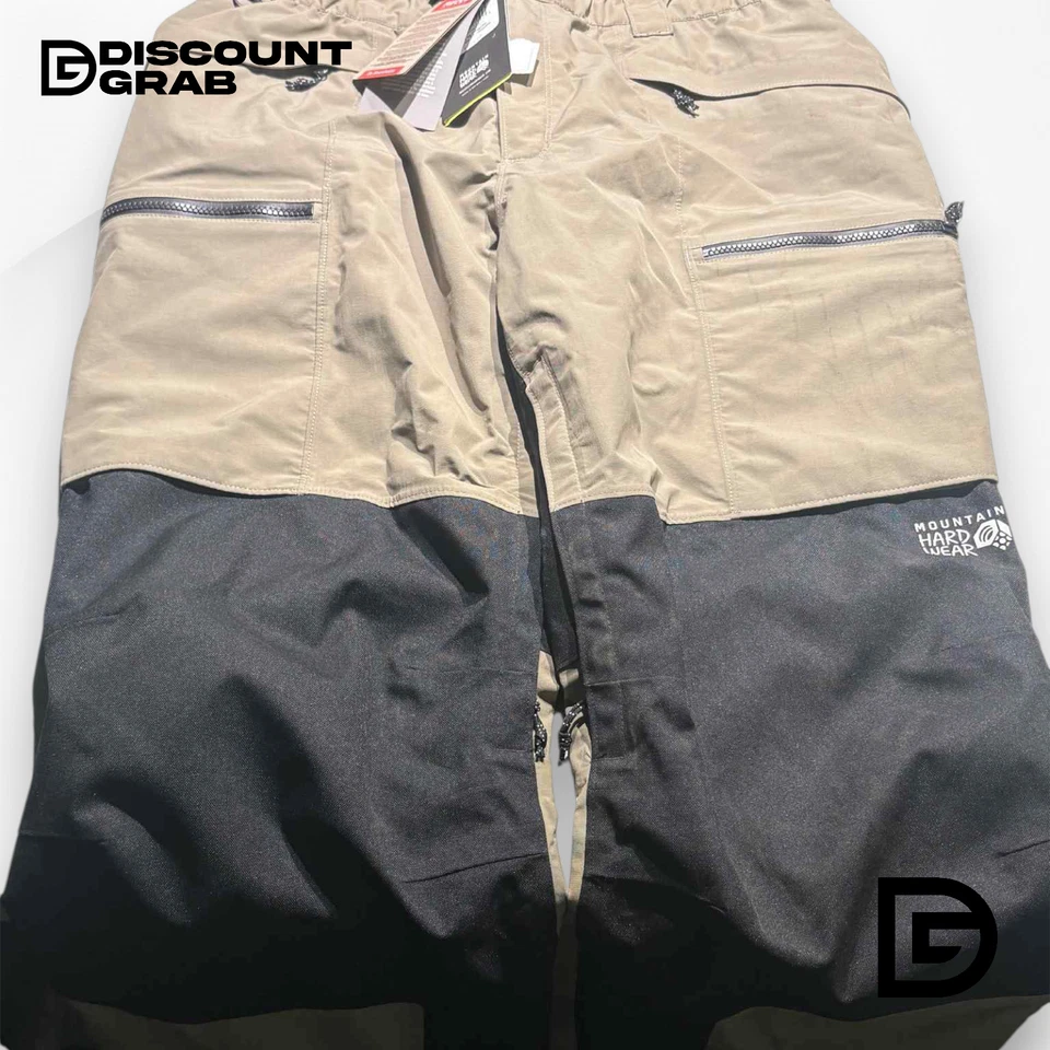 Mountain Hardwear Men’s Reduxion™ Softshell Pants – Size XL – Tan & Black - Image 3 of 4