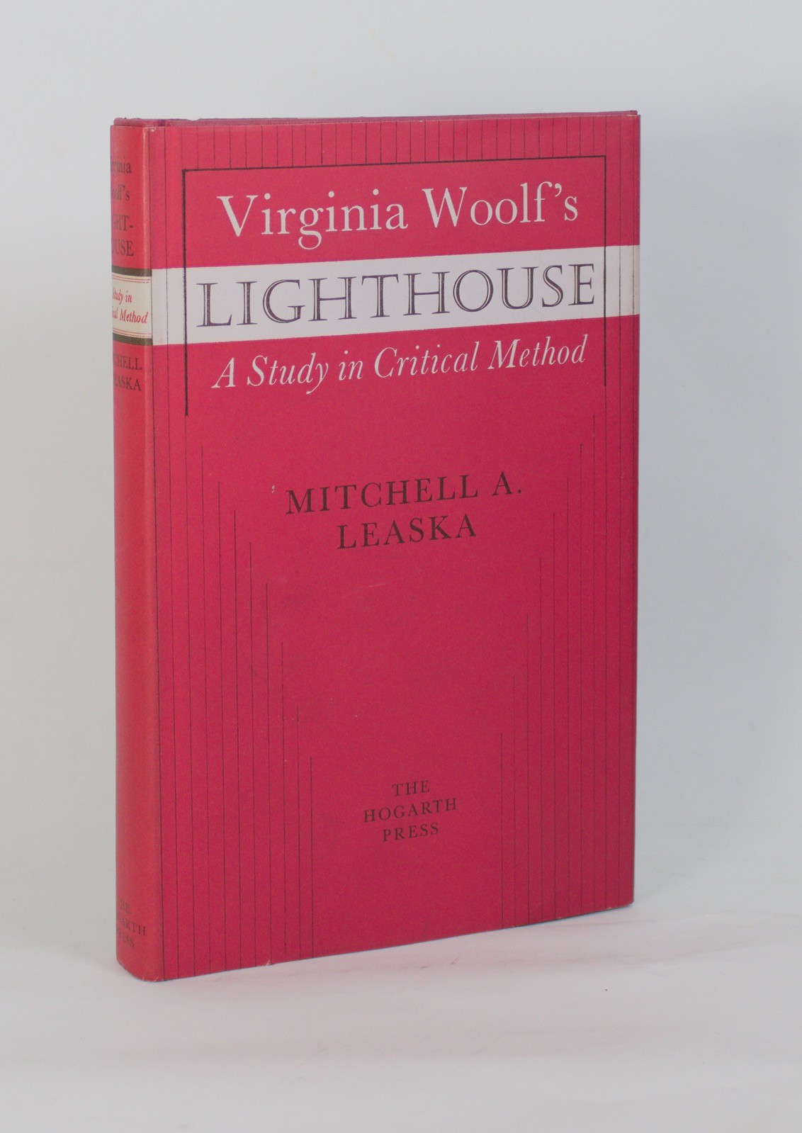 Virginia Woolf's Lighthouse A Study in Critical Method LEASKA Hogarth Press 1st