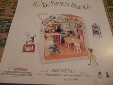 Robotime DIY Miniature House Jason's Kitchen Rolife Model Kit DG105 Sealed