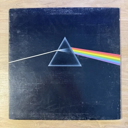 PINK FLOYD Dark Side of the Moon LP 1973 SMAS 11163 VG/G+ Gatefold Vinyl LP