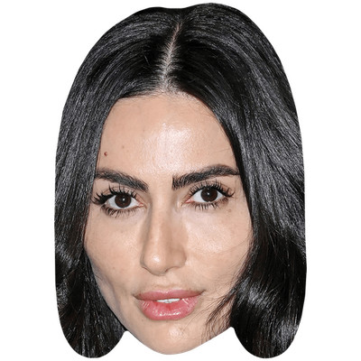 Diala Makki (Dark Hair) Big Head. Larger than life mask.
