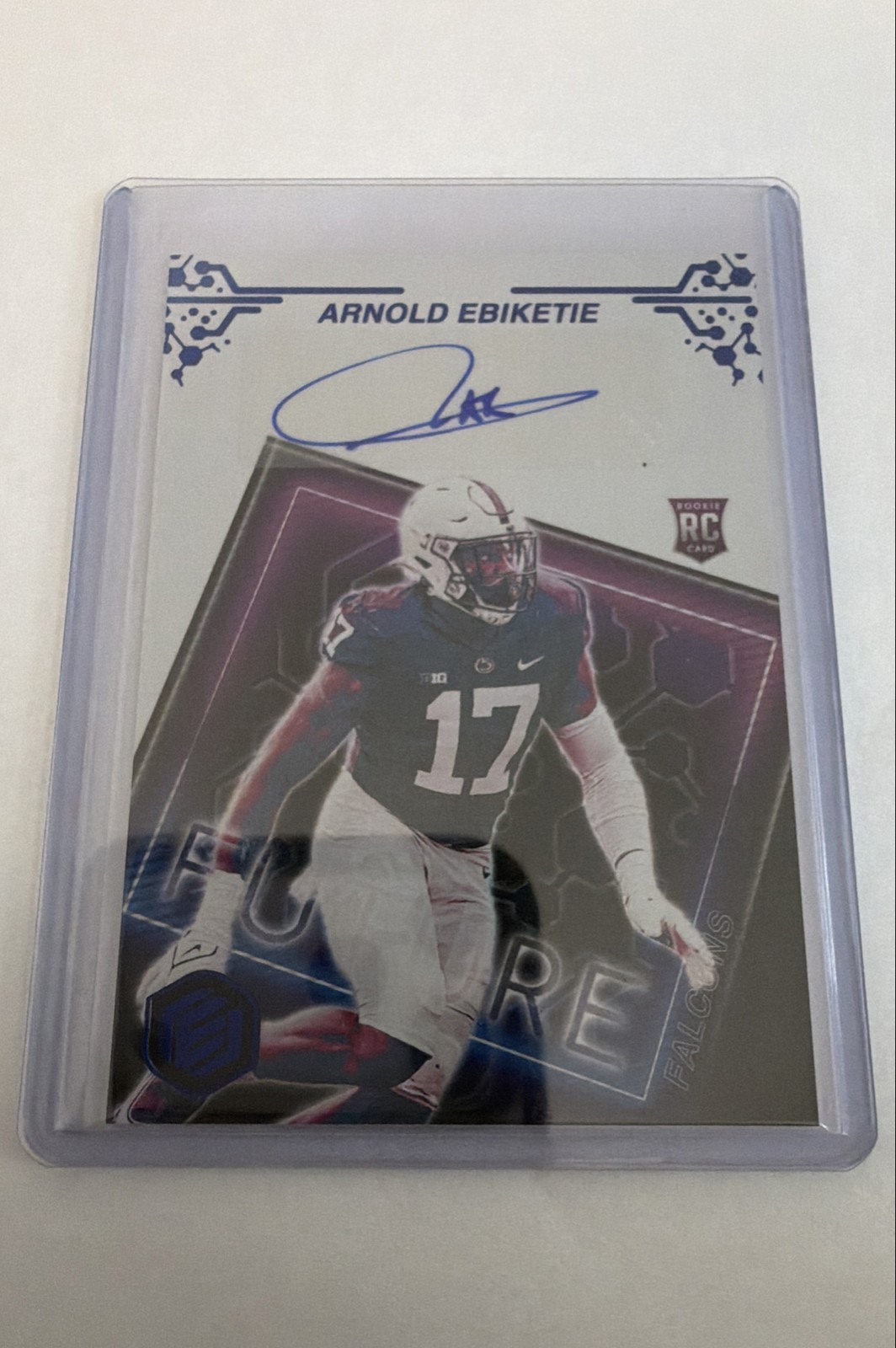 Arnold Ebiketie Panini Elements Future Signs Autographs #FSAE Blue