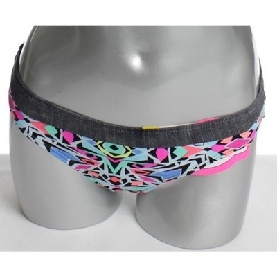 Coco Rave Junior M Swim Bottom Triangle Blue Geometric Bikini Multi-Color