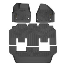 TPE Cargo Floor Liners for Pacifica 2017-2025 All Weather Full Cover Black