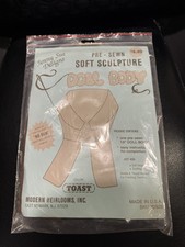 New Make Your Own Doll Kit Muslin Baby Doll Body 18" Size Presewn Ready to Stuff