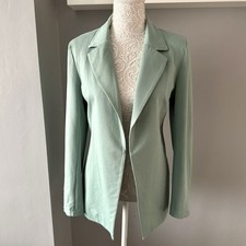 Megi Collection Sage Green Soft Jersey Blazer - Size S/M Worn Once Ex Condition