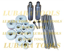 B&D Valve Seat Grinding Wheels 12 Pcs stones With 6 Pcs Pilots WHITE