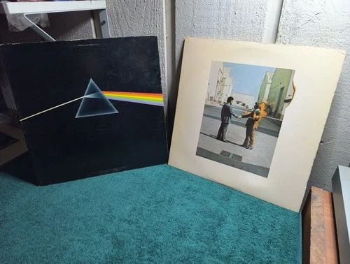 Pink Floyd Vinyl LPS , Wish You Were Here & Dark Side of the Moon Playtested VG+