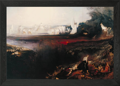 Das Jüngste Gericht (1853) Gerahmtes Wandbild Poster Leinwanddruck Bild