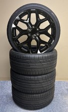 Black 24 Snowflake Wheels Ht Tires Chevy Silverado Tahoe Gmc Sierra Yukon