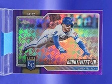 Bobby Witt Jr 2026 Topps Chrome Purple Logofractor SP 38/75 🔥 Royals
