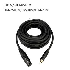 Compactly RCAs to XLRs Audios Cable for Live Performances and DJ Gear Mixers