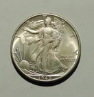 AU/BU 1945 Walking Liberty 90% Silver Half Dollar