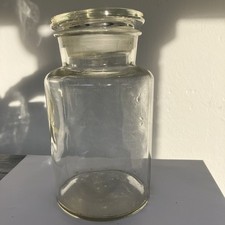 Antico Contenitore In Vetro Da Farmacia