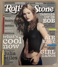 Julia Stiles Rolling Stone Magazine #866 April 12, 2001 Hip Hop Bands Aerosmith