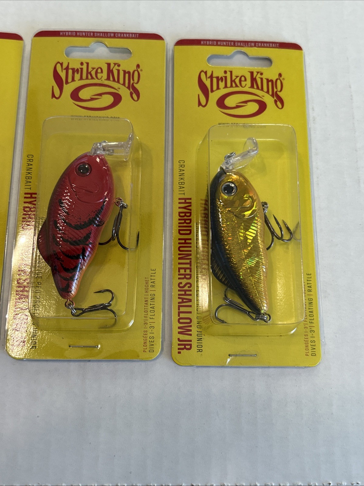 Lot Of 3 Strike King Hybrid Hunter Jr Shallow Crankbait - Image 3