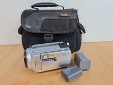 Sony DCR-SR40 30GB Handycam Digital Camcorder Silver UNTESTED seems To Work