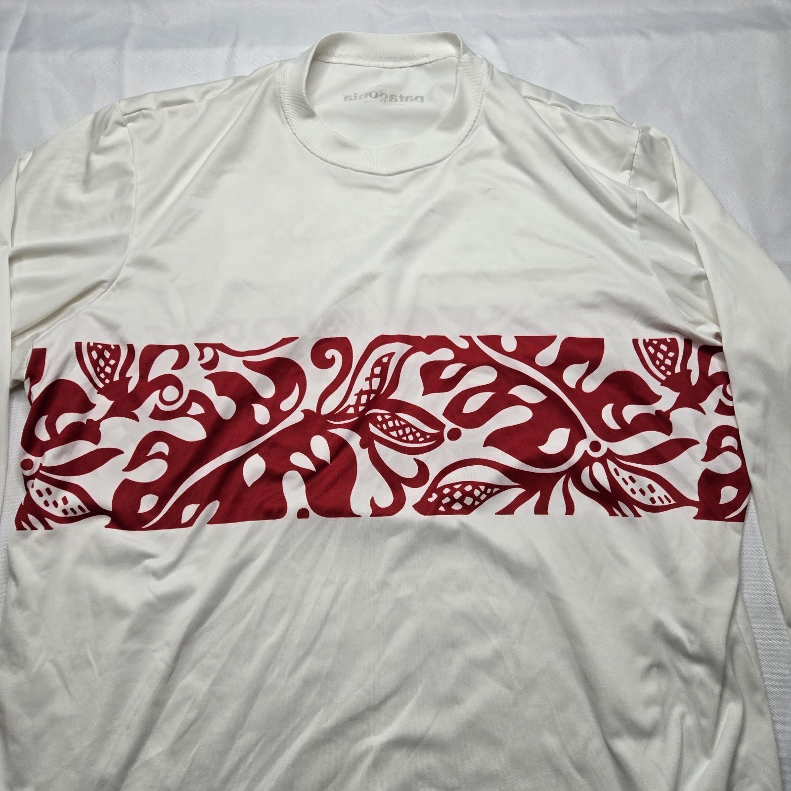 VTG Patagonia Sun Shirt XXL USA Made Tropical Graphic Pataloha Silkweight 90s LS thumbnail 2