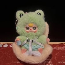 Baby Three Car Seat Baby Green Plush Frog with special eyes