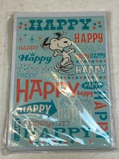 Hallmark Peanuts Snoopy Greeting Cards Birthday 12 Set Assortment Envelopes New