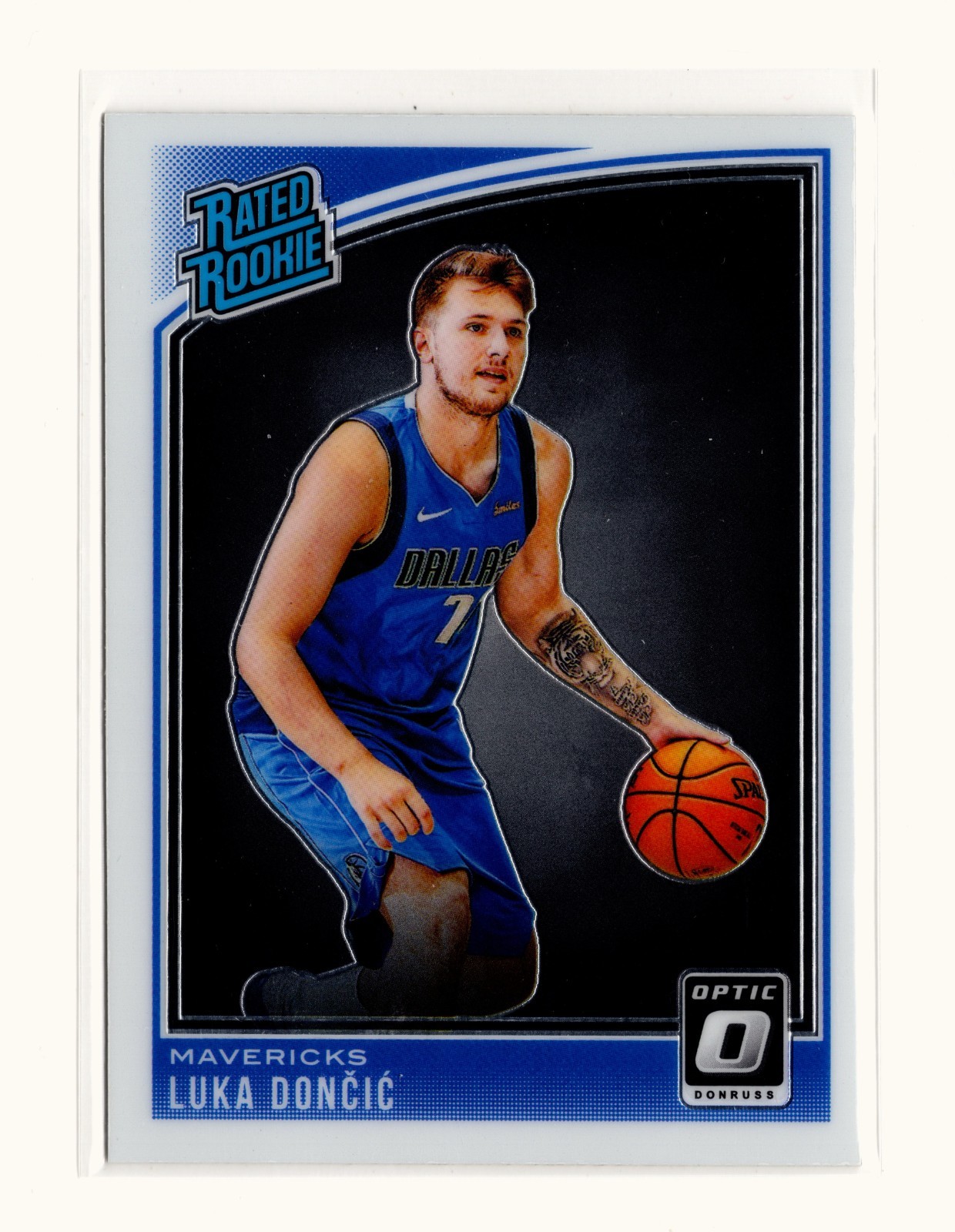 Luka Doncic 2018-19 Panini Donruss Optic #177 Rated Rookie (LAKERS) ROOKIE CARD