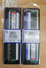 Image of 2 x Kingston 8GB DDR3 1600MHz DIMM RAM Module (KCP316ND8/8)