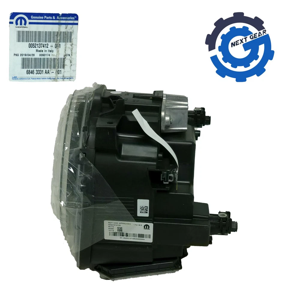 Nuevo conjunto de faros LED izquierdos Mopar OEM para Jeep Renegade 2019-2023 68463331AA Foto 3 de 4