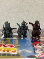 Toho Kaiju Series Godzilla Figure Keychain Set of 3