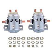 Offroad 2 pcs Solenoid Relay Switch 12 Volt 250A 6 Terminal Heavy Duty for Winch