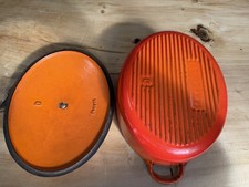 Rare Vintage Le Crueset Oval Pot