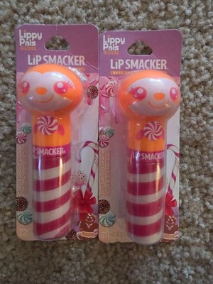 Lip Smacker Lippy Pals Sloth Lip Gloss Cozy Salted Caramel! Set Of 2! Sealed New