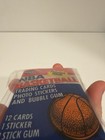 1986 Fleer Basketball Wax Pack Patrick Ewing Sticker Visible NBA Premier Issue — photo 5