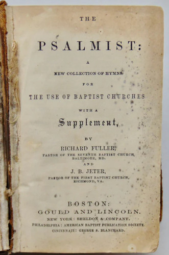 The Psalmist: A New Collection of Hymns for the use of Baptist Churches - Picture 3 of 3