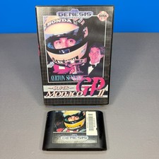 SEGA GENESIS SUPER MONACO GP II 2 GAME AYRTON SENNA'S RACING