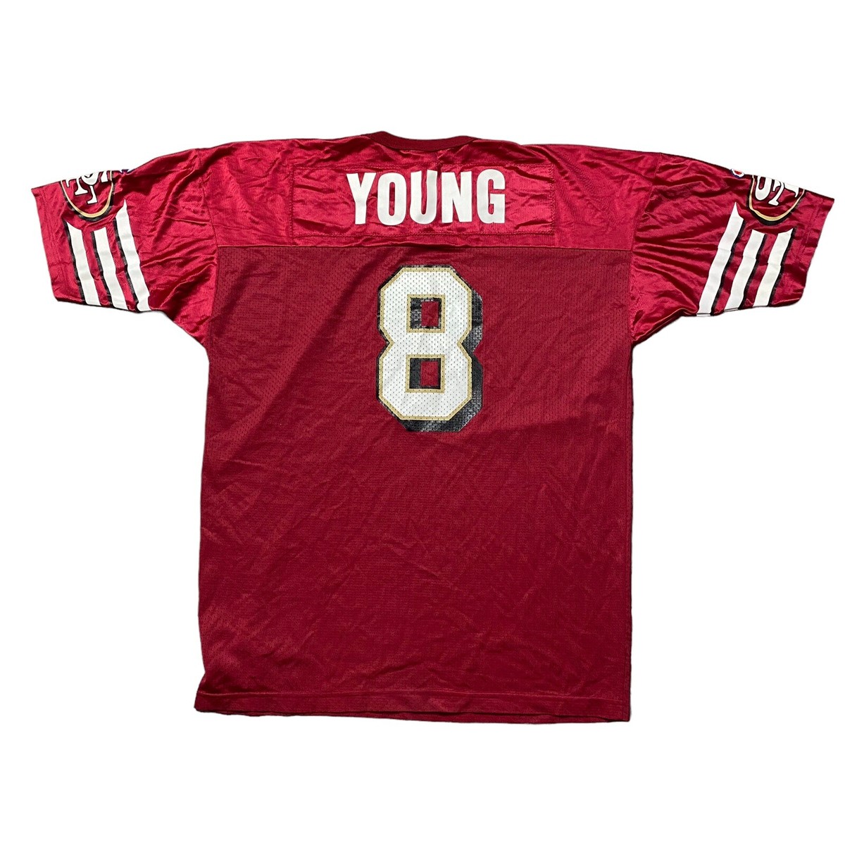 ユニフォーム Champion Steven Young 49ers NFL Jerseys Vintage Steve Young San Francisco 49ers NFL Champion Jersey