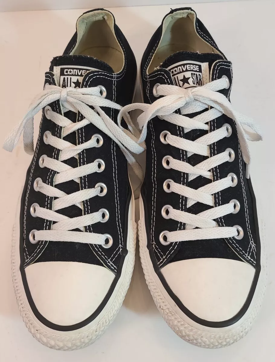 CONVERSE ALL STAR CHUCK TAYLOR LOW M9166 PRETO/BRANCO