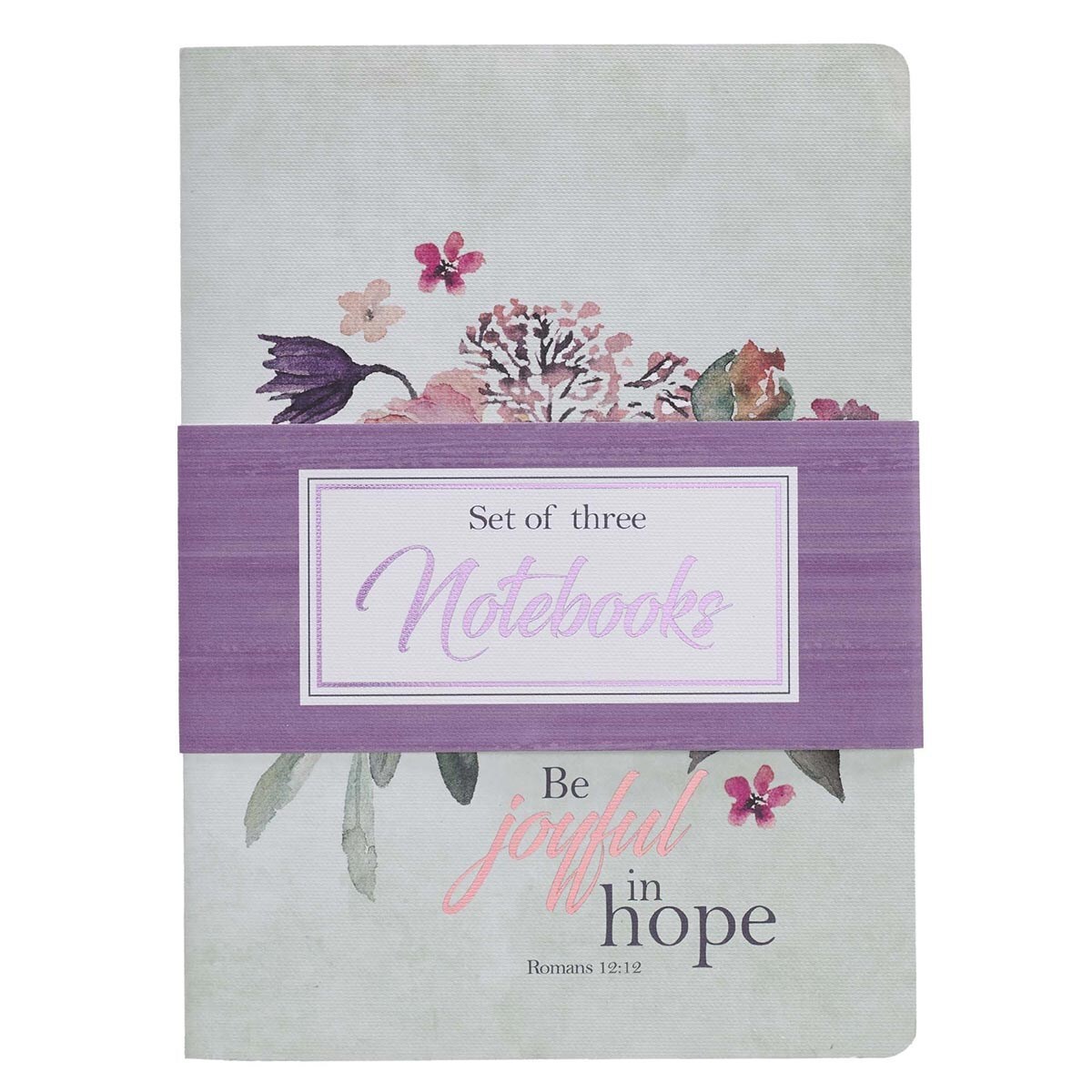 Rejoice Large 6x8.5 Inch Notebook Set of 3-image