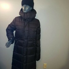 Superdry Women's Longline Puffer Down Coat Size 6 Small