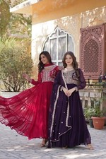 Party Wear Readymade Indian Wedding Suit Bollywood Anarkali Gown Fancy Dress
