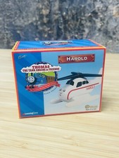 THOMAS TANK ENGINE FRIENDS WOODEN HAROLD HELICOPTER NEW BRITT 1998 BROWN LABEL