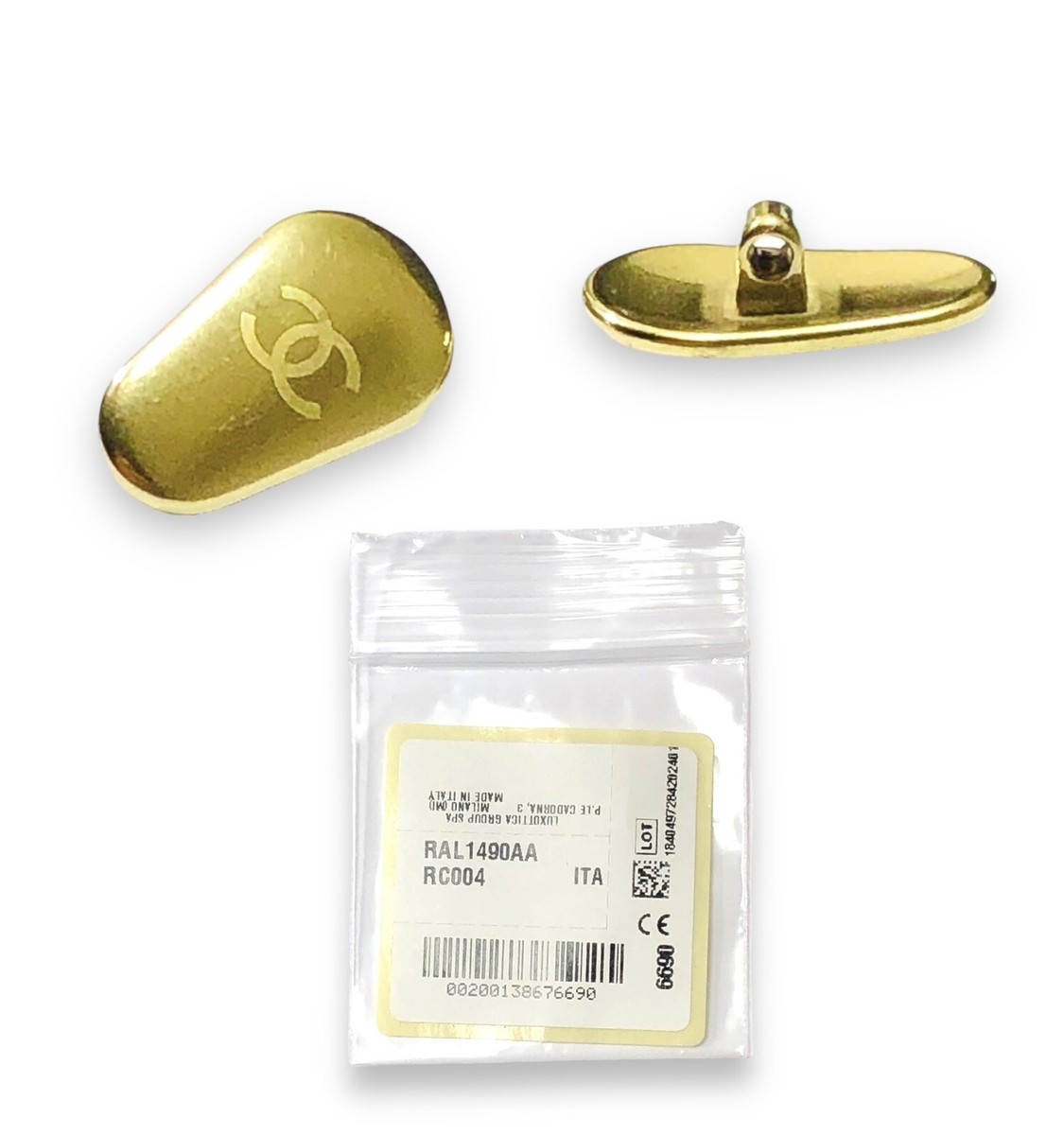 CHANEL クッション　ダブルフェイス CHANEL Nose Pads For Sunglasses Eyeglasses Titanium Golden Genuine