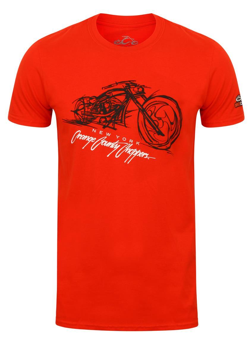 Футболка OCC Orange County Choppers Bike Render Red/Красный
