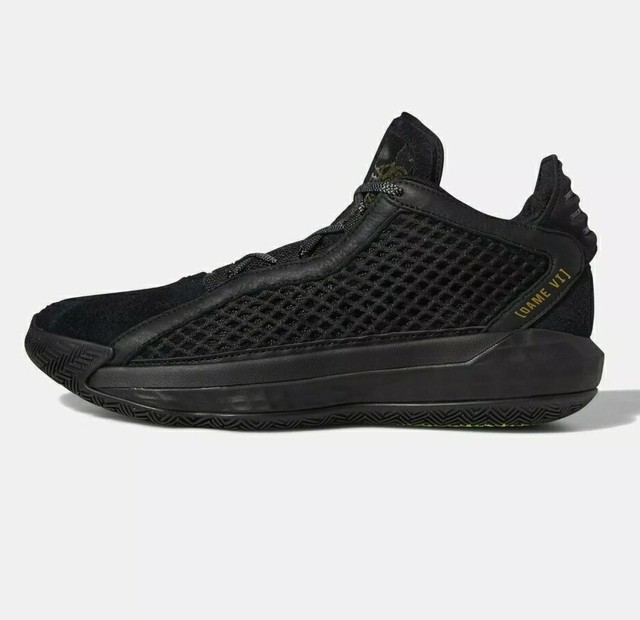 dame 6 leather black gold