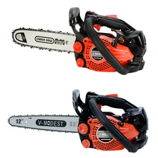 V-MODEST 2511 Top Handle Gas Chainsaw 12 INCH Bar 25cc 2-Stroke Climbing Saw