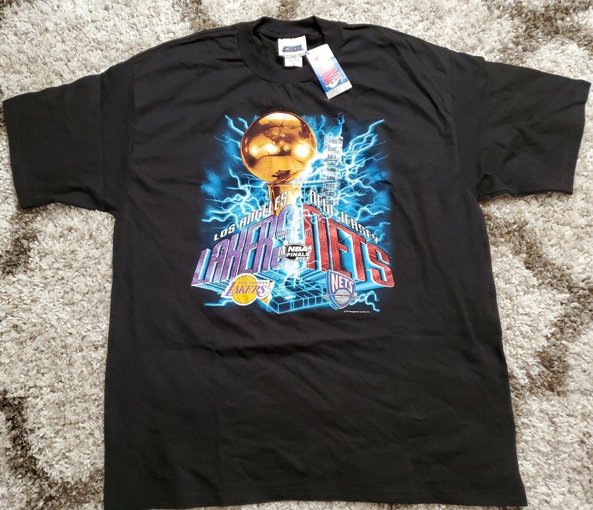 Vtg CSA 2002 NBA Finals Tshirt Lakers Vs Nets Sz XL Kobe