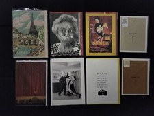 Lot of EIGHT 8 Assorted Deluxe Blank Greeting Cards In Wrappers Brand New