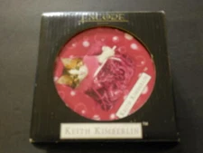  New Keith Kimberlin  Kitten Pink Purse 4 Coasters Set Encore Group     ID:11987