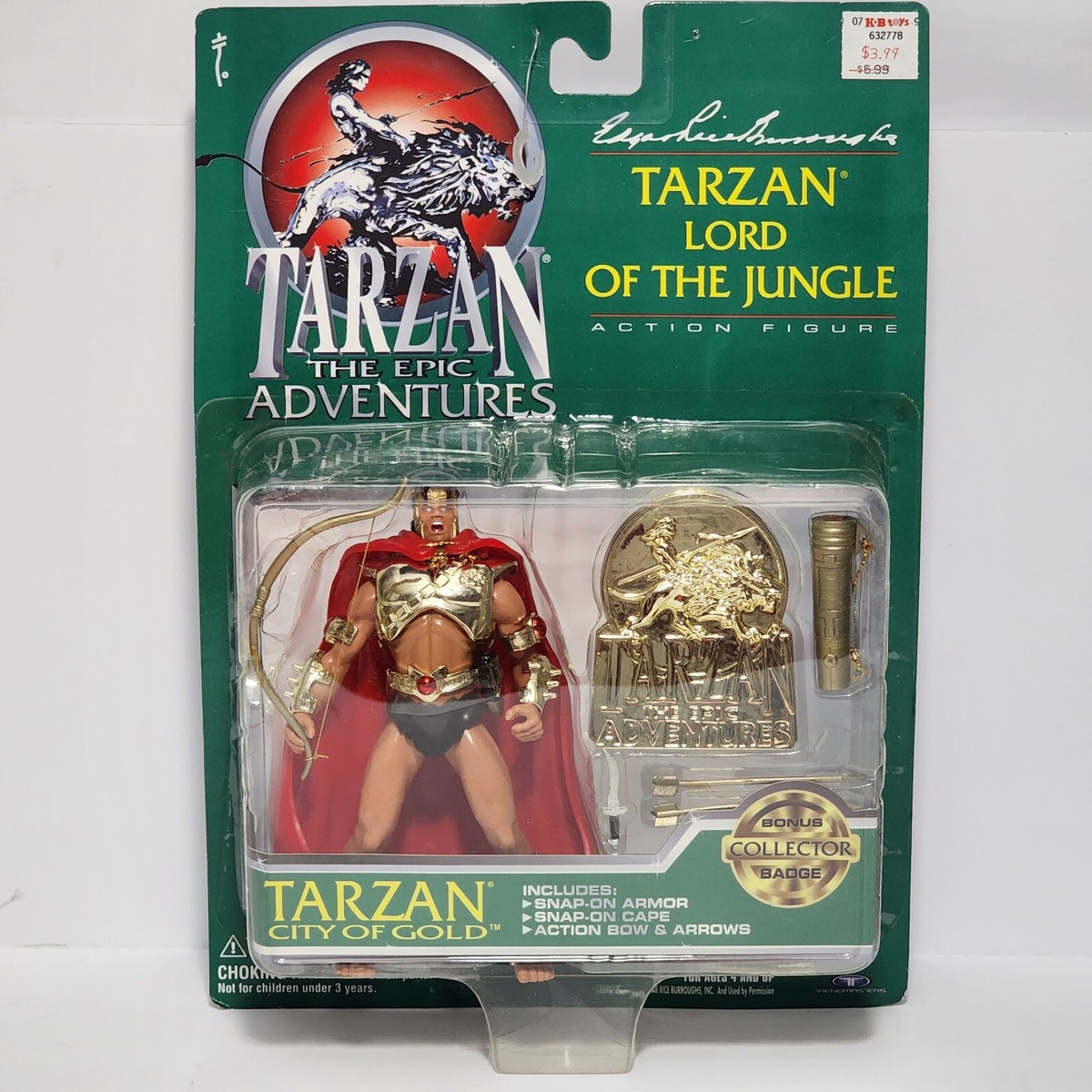 VTG Tarzan City of Gold 1995 Trendmasters Epic Adventures 6